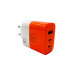 Мережевий зарядний пристрій WUW-C215 65W Charger 2 USB C + USB A white black