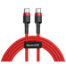 Кабель Baseus Cafule USB Cable Type-C-Type-C 3A 1m Red Кабель Baseus Cafule USB Cable Type-C-Type-C 3A 1m Red