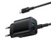 Мережевий зарядний пристрій BOROFONE BAS85A Star PD30W+QC3.0 charger set (C to C) (EU) Black