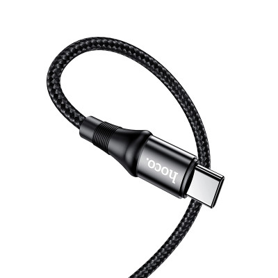 Кабель HOCO X50 Type-C to Type-C Exquisito 100W charging data cable(L=2M) Black Кабель HOCO X50 Type-C to Type-C Exquisito 100W charging data cable(L=2M) Black