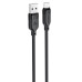 Кабель ACEFAST C16-04, USB to Type-C, 3A, 1.2m ,TPE, TPU connectors, Black