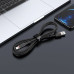Кабель ACEFAST C2-02 USB to iP 2.4A, 1.2m, silicone, zinc connectors, Black