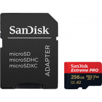 Карта пам'яті microSDXC (UHS-1 U3) SanDisk Extreme Pro A2 256Gb class 10 V30 (R200MB/s,W140MB/s) (adapter) Карта пам'яті microSDXC (UHS-1 U3) SanDisk Extreme Pro A2 256Gb class 10 V30 (R200MB/s,W140MB/s) (adapter)