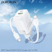 Мережевий зарядний пристрій BOROFONE BN27 Fuente PD20W+QC3.0 charger (EU) White Мережевий зарядний пристрій BOROFONE BN27 Fuente PD20W+QC3.0 charger (EU) White