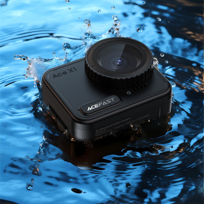 Екшн камера ACEFAST X1 4K Waterproof Action Camera Black