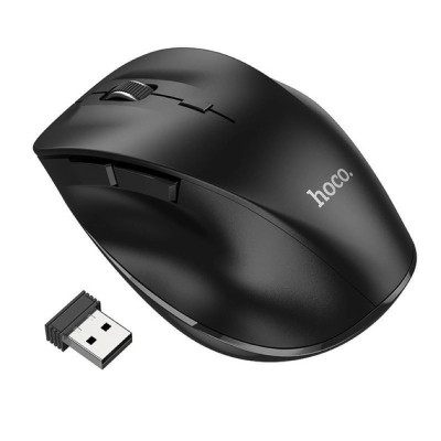 Маніпулятор миша HOCO GM24 Mystic six-button dual-mode business wireless mouse Black Маніпулятор миша HOCO GM24 Mystic six-button dual-mode business wireless mouse Black