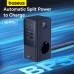 Мережевий зарядний пристрій Baseus PowerCombo Tower Digital PowerStrip 3AC+2U+2C 35W with 1.5m Power Cord EU Cluster Black