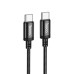 Кабель HOCO X89 Wind 60W charging data cable Type-C to Type-C Black Кабель HOCO X89 Wind 60W charging data cable Type-C to Type-C Black