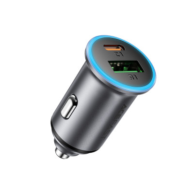 Автомобільний зарядний пристрій ACEFAST B15 65W (USB-A+USB-C) dual port metal car charger Автомобільний зарядний пристрій ACEFAST B15 65W (USB-A+USB-C) dual port metal car charger
