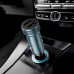 Автомобільний зарядний пристрій HOCO Z49 Level dual port car charger Metal Gray Автомобільний зарядний пристрій HOCO Z49 Level dual port car charger Metal Gray