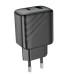 Мережевий зарядний пристрій HOCO CS23A Sunlight dual port PD30W+QC3.0 charger Black