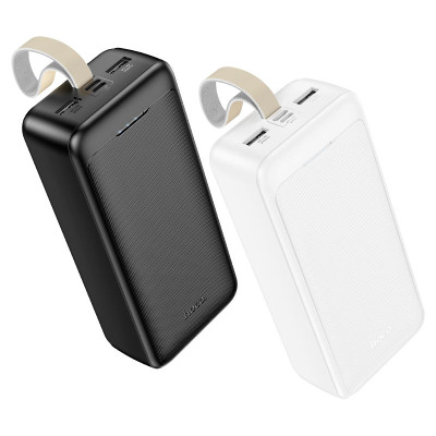 Зовнішній акумулятор HOCO J111B Smart charge power bank(30000mAh) White