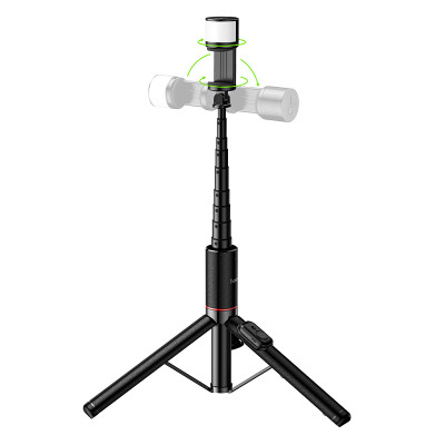 Штатив HOCO K34 Spring live broadcast holder with fill light Black