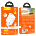 Мережевий зарядний пристрій HOCO N21 Pro Tourer PD30W (2A1C) charger set(Type-C to Type-C) White Мережевий зарядний пристрій HOCO N21 Pro Tourer PD30W (2A1C) charger set(Type-C to Type-C) White