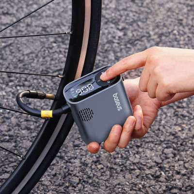 Автомобільний насос Baseus PrimeTrip Series Portable Bike Pump Cosmic Black