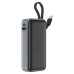 Зовнішній акумулятор ACEFAST M7 PD30W power bank with cable 10000mAh, Black