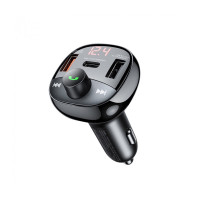 АЗП з FM-модулятором REMAX Lodi Series All-in-One 54.5W PD+QC 2A+1C Fast Car Charge RCC331 Black АЗП з FM-модулятором REMAX Lodi Series All-in-One 54.5W PD+QC 2A+1C Fast Car Charge RCC331 Black