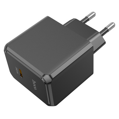 Мережевий зарядний пристрій HOCO CS13A Ocean single port PD20W charger Black Мережевий зарядний пристрій HOCO CS13A Ocean single port PD20W charger Black