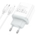 Мережевий зарядний пристрій з кабелем HOCO C104A Stage single port PD20W charger set (C to iP)(EU) White Мережевий зарядний пристрій з кабелем HOCO C104A Stage single port PD20W charger set (C to iP)(EU) White