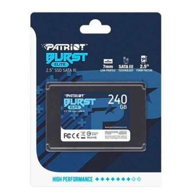 Накопичувач SSD Patriot Burst Elite 240GB 2.5