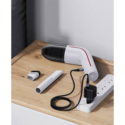 Автомобільний пилосос Usams US-ZB253 Mini Handheld Vacuum Cleaner LEJ Series White