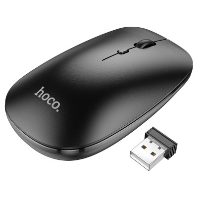 Маніпулятор миша HOCO GM15 Art dual-mode business wireless mouse Black Маніпулятор миша HOCO GM15 Art dual-mode business wireless mouse Black