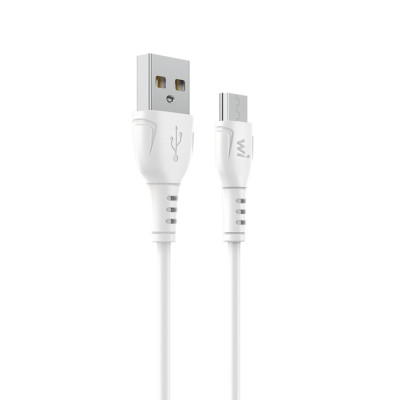 Кабель Wibrand Boa PVC charging data cable for Micro 1m White Кабель Wibrand Boa PVC charging data cable for Micro 1m White
