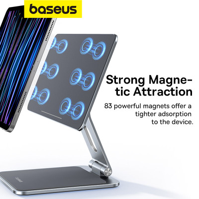Підставка для планшету Baseus MagStable Series Magnetic Tablet Stand for Pad 12.9″ Space Grey