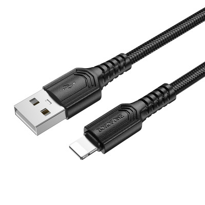 Кабель BOROFONE BX116 Certain charging data cable iP Black