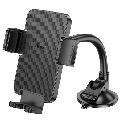 Автотримач для телефона HOCO H38 Cheetah car holder(windshield) Black Автотримач для телефона HOCO H38 Cheetah car holder(windshield) Black