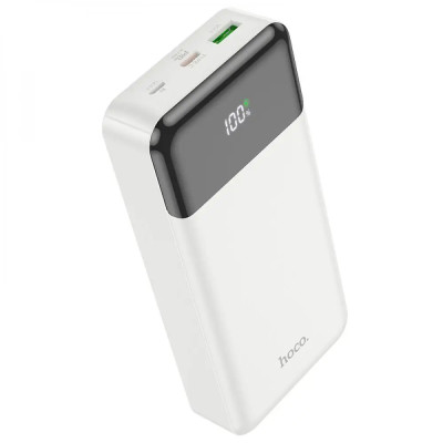 Зовнішній акумулятор HOCO J102A Cool figure PD20W+QC3.0 power bank(20000mAh) White Зовнішній акумулятор HOCO J102A Cool figure PD20W+QC3.0 power bank(20000mAh) White