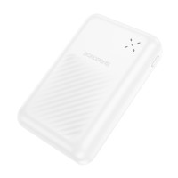 Зовнішній акумулятор BOROFONE BJ30A Starlight 22.5W+PD20W fully compatible power bank(20000mAh) White