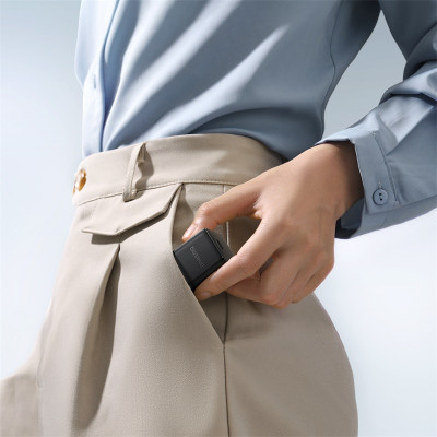 Мережевий зарядний пристрій Baseus Palm Fast Charger 1C 20W EU Cluster Black (with Baseus Mini White Cable USB-C to USB-C 60W (20V/3A) 1m Cluster Blac