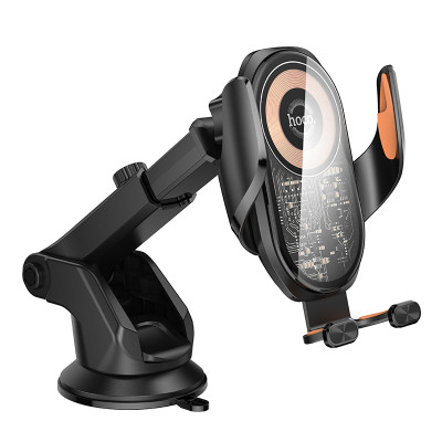 Автотримач для телефона з БЗП HOCO HW34 Blue whale 3-axis linkage wireless fast charging car holder(center console) Автотримач для телефона з БЗП HOCO HW34 Blue whale 3-axis linkage wireless fast charging car holder(center console)