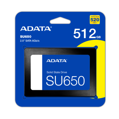 Накопичувач SSD ADATA Ultimate SU650 512GB 2.5