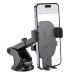 Автотримач для телефона HOCO H19 Mighty one-button car holder(center console) Black Автотримач для телефона HOCO H19 Mighty one-button car holder(center console) Black