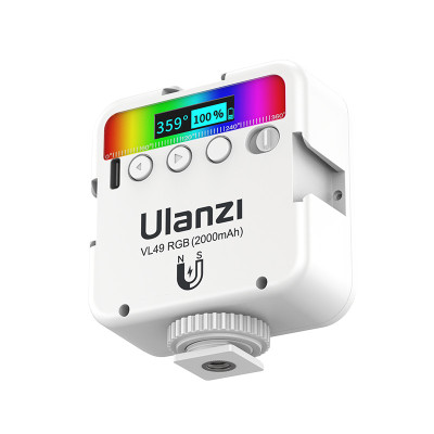 Відеосвітло Ulanzi VL49 Rechargeable Mini RGB Light 6W White (2586)