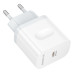 Мережевий зарядний пристрій BOROFONE BA99A Breeze single port PD20W charger White Мережевий зарядний пристрій BOROFONE BA99A Breeze single port PD20W charger White