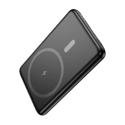 Зовнішній акумулятор HOCO J140A Tony PD20W ultra-thin magnetic power bank(5000mAh) Black