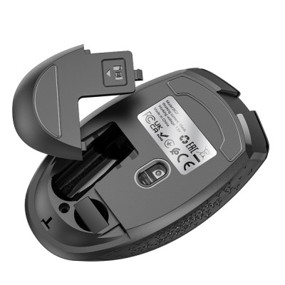 Маніпулятор миша BOROFONE BG7 Platinum 2.4G business wireless mouse Black