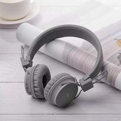 Бездротові накладні навушники HOCO W25 Promise wireless headphones Gray Бездротові накладні навушники HOCO W25 Promise wireless headphones Gray