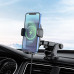 Автотримач для телефона з БЗП HOCO S35 Smart alignment wireless charging car holder Black