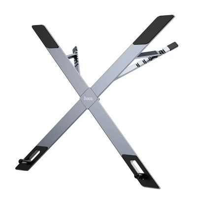 Подставка для ноутбука HOCO HD9 Action metal folding notebook holder Metal gray
