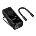 Автомобільний насос HOCO ZP18 Enlighten portable smart air pump Black