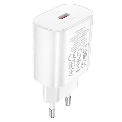 Мережевий зарядний пристрій HOCO N22 Jetta PD25W charger White Мережевий зарядний пристрій HOCO N22 Jetta PD25W charger White