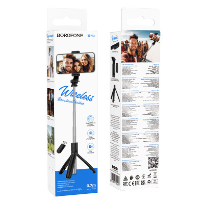 Селфі-трипод BOROFONE BY13 Nube live broadcast holder Black Селфі-трипод BOROFONE BY13 Nube live broadcast holder Black