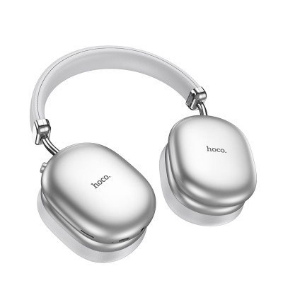 Бездротові накладні навушники HOCO W35 Max Auspicious ANC noise reduction BT headphones Silver Бездротові накладні навушники HOCO W35 Max Auspicious ANC noise reduction BT headphones Silver