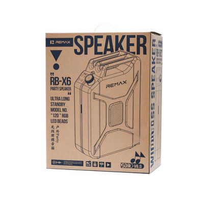 Портативна колонка REMAX RB-X6 Outdoor Party Wireless Portable Speaker,120W, Green Портативна колонка REMAX RB-X6 Outdoor Party Wireless Portable Speaker,120W, Green