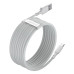 Кабель Baseus Simple Wisdom Data Cable Kit USB to Type-C 5A (2PCS/Set)1.5m White Кабель Baseus Simple Wisdom Data Cable Kit USB to Type-C 5A (2PCS/Set)1.5m White