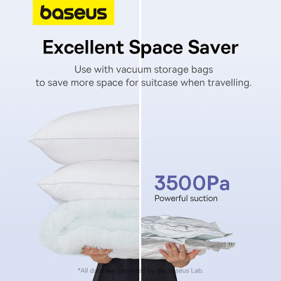 Портативний насос  для матраців Baseus PocketGo Portable Air Pump Stellar White